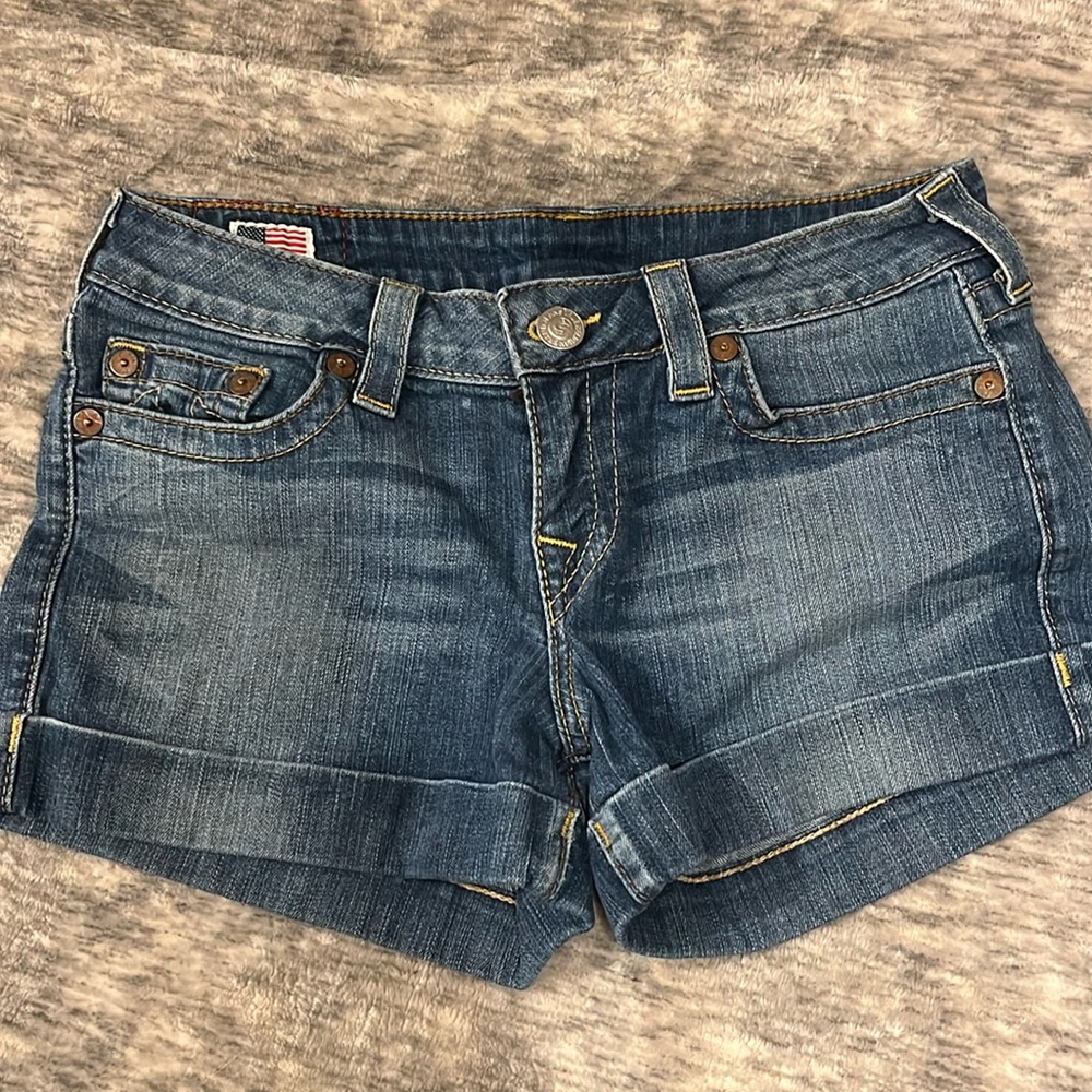 True Religion jean shorts